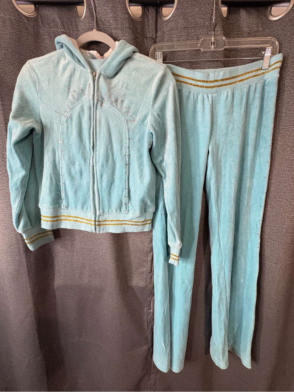 Y2K Women's Baby Phat Velour Matching Tracksuit
